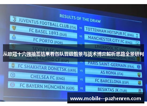 从欧冠十六强抽签结果看各队晋级前景与战术博弈解析思路全景研判