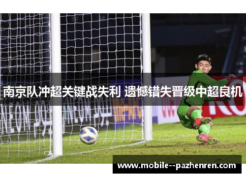 南京队冲超关键战失利 遗憾错失晋级中超良机 南京队冲超关键战失利 遗憾错失晋级中超良机